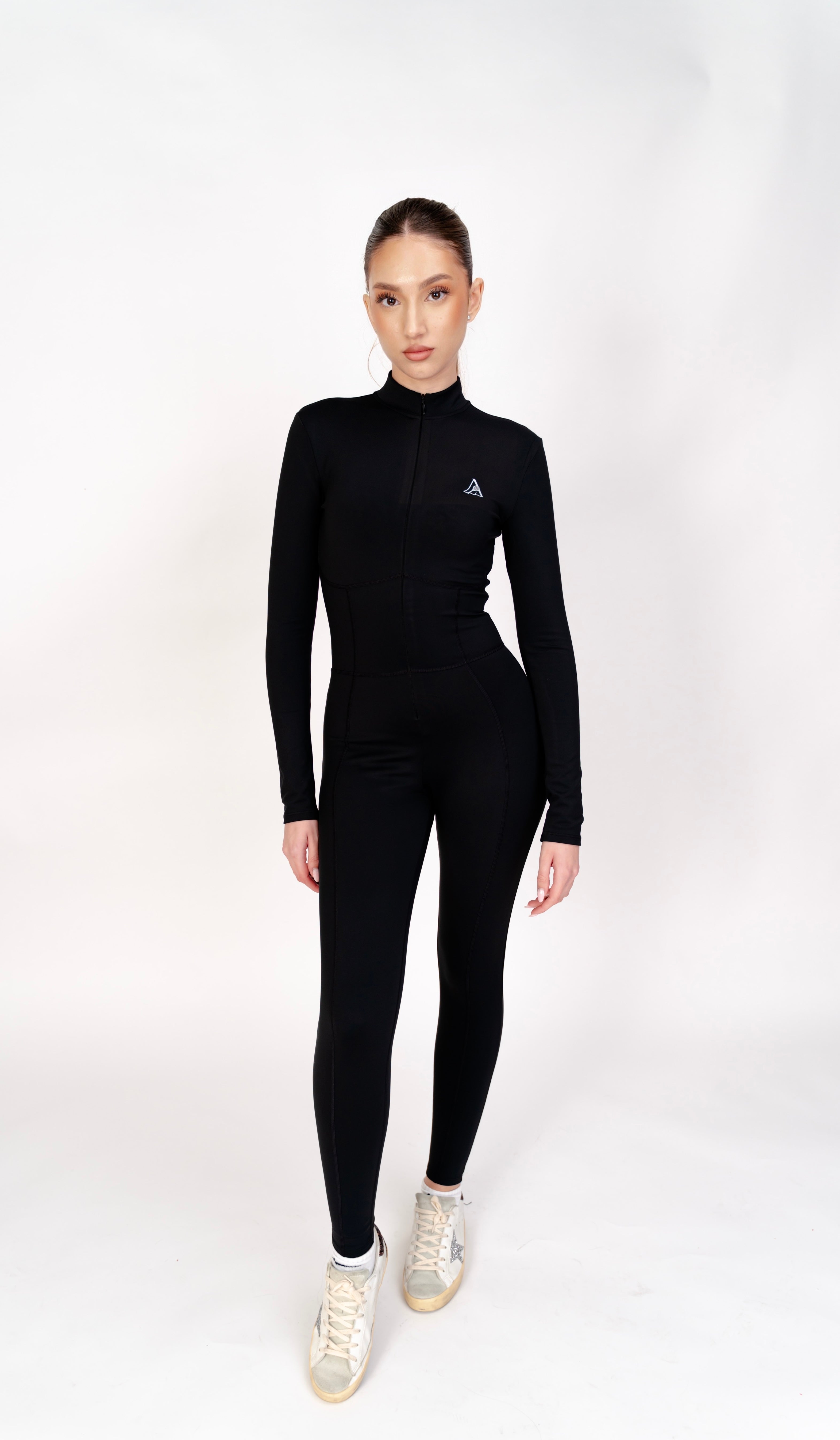 Salopetă Modelatoare cu Efect de Talie Subțiată- Black Fit ALORA