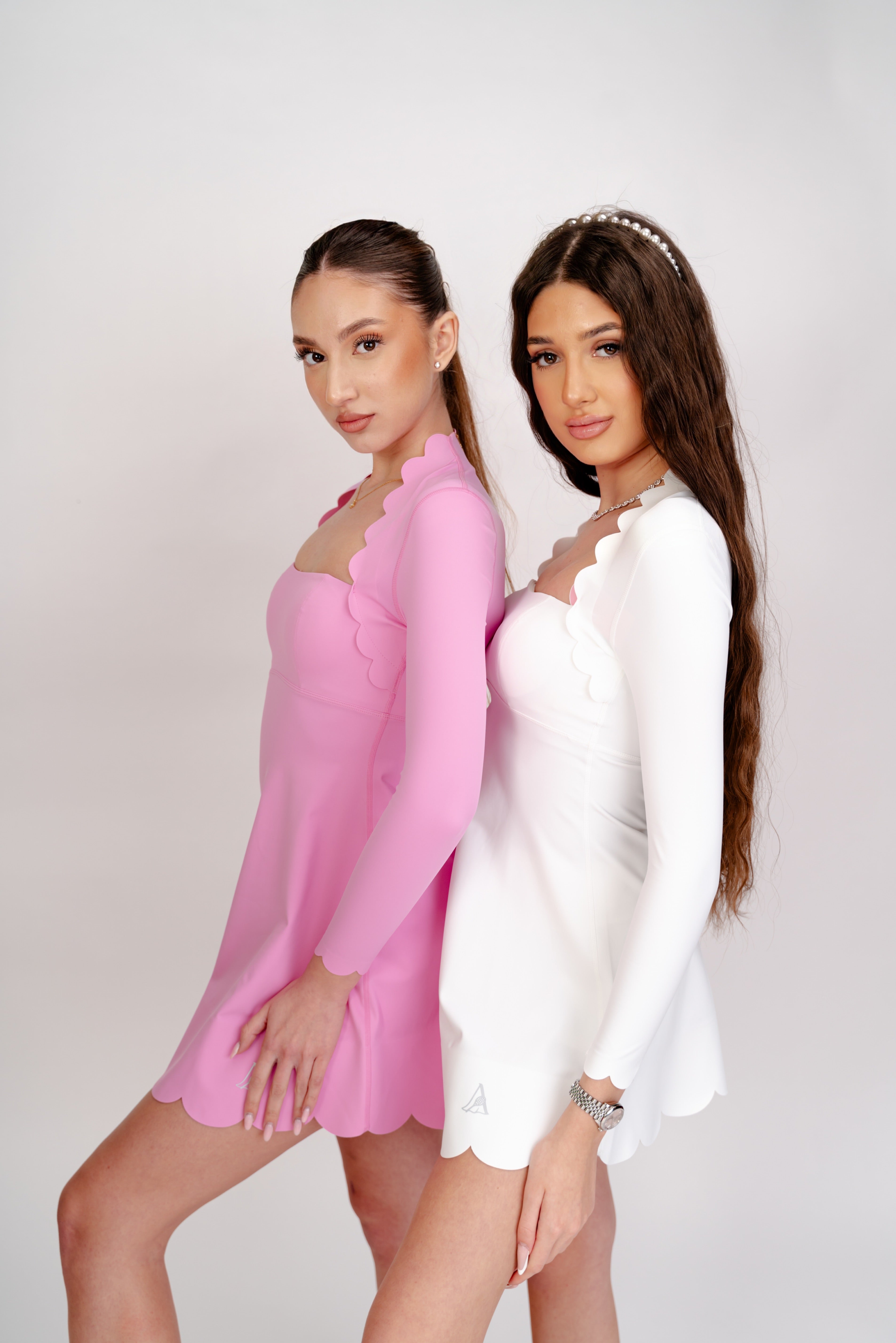 Rosé White Prestige Active Dress Set - ALORA