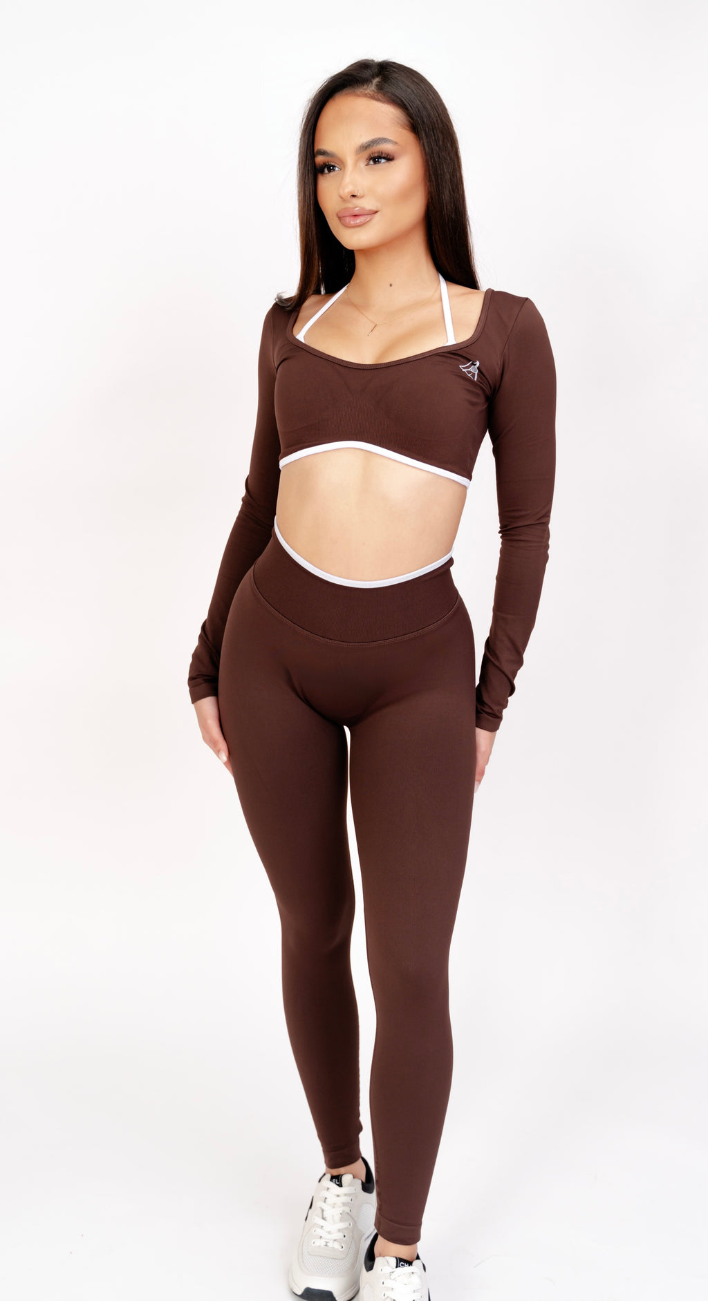 Set 2 piese Eclipse Maro - Top si Colanti