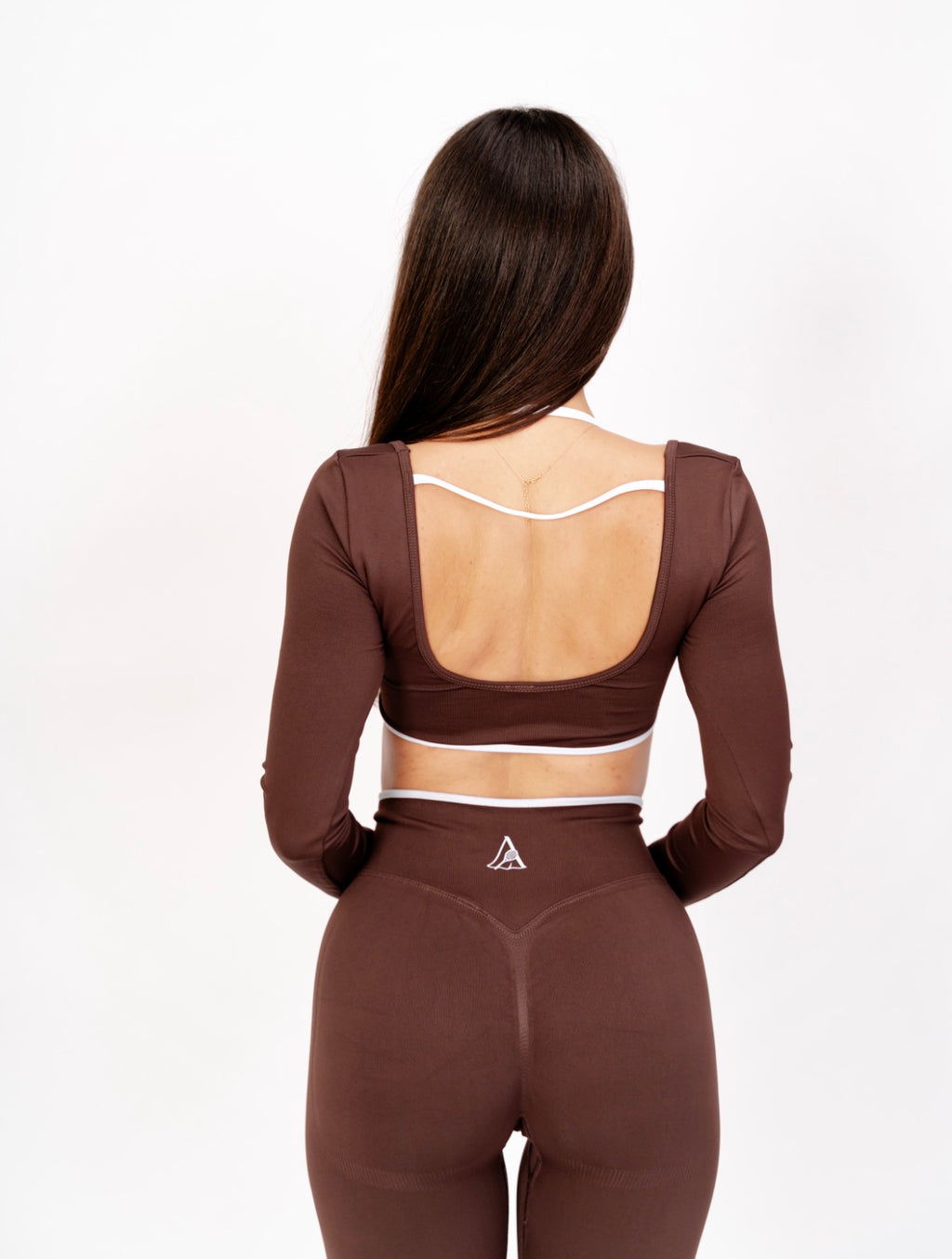 Set 2 piese Eclipse Maro - Top si Colanti
