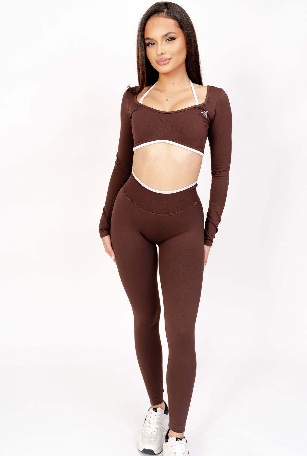 Set 2 piese Eclipse Maro - Top si Colanti