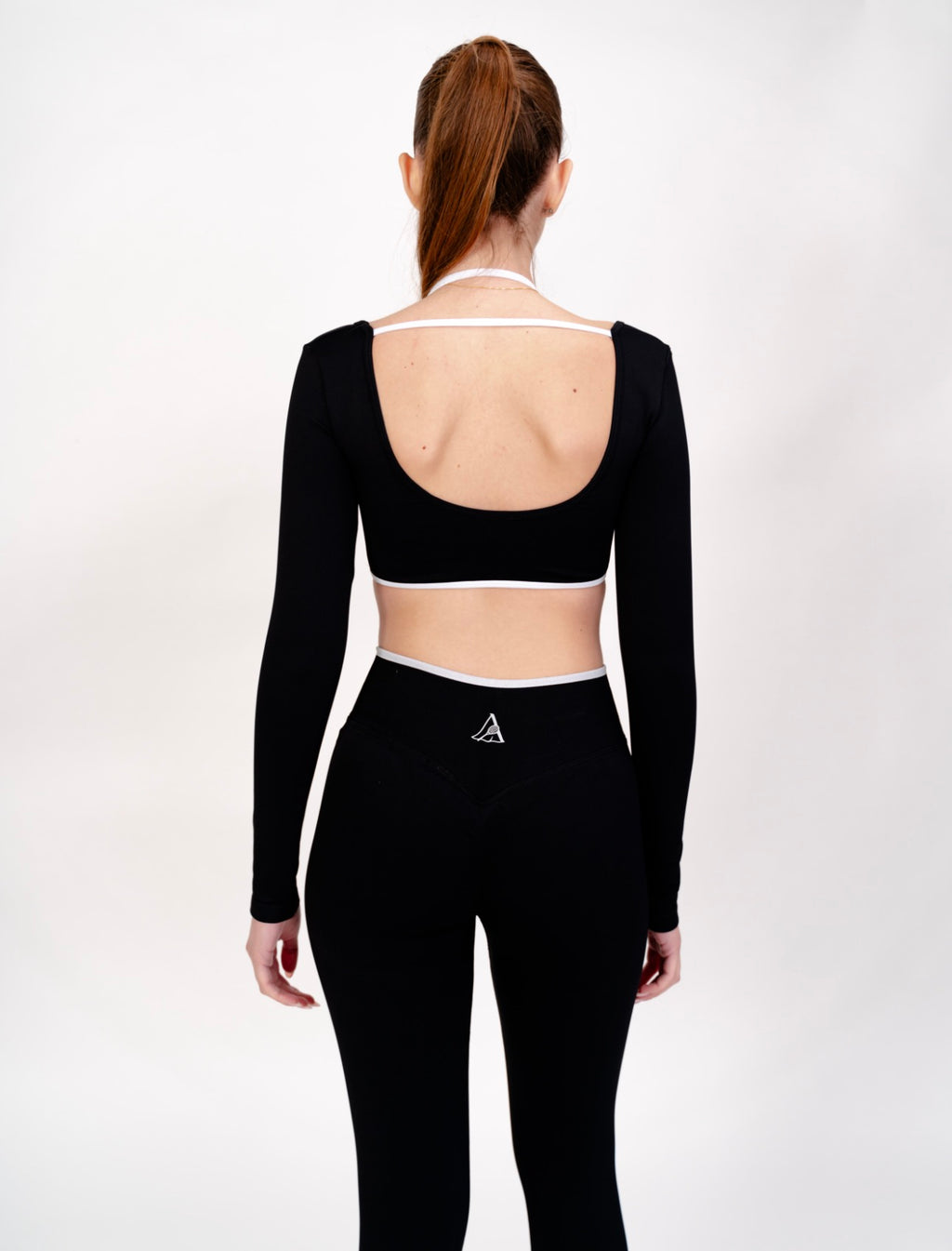 Set 2 piese Eclipse Negru - Top si Colanti