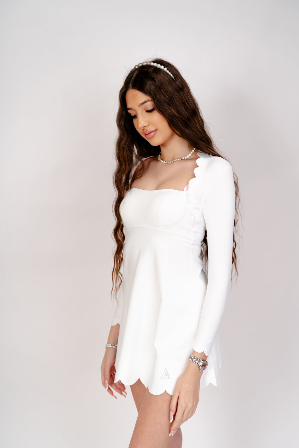 Rosé White Prestige Active Dress Set - ALORA